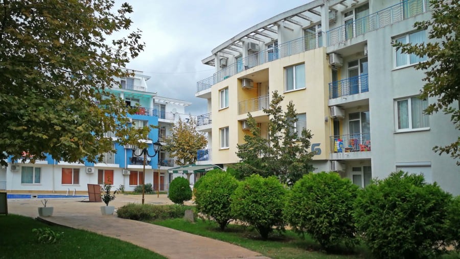 Furnished studio apartment, 26 sq.m. in Sunny Day 3 Premium, near Sunny Beach, Bulgaria.