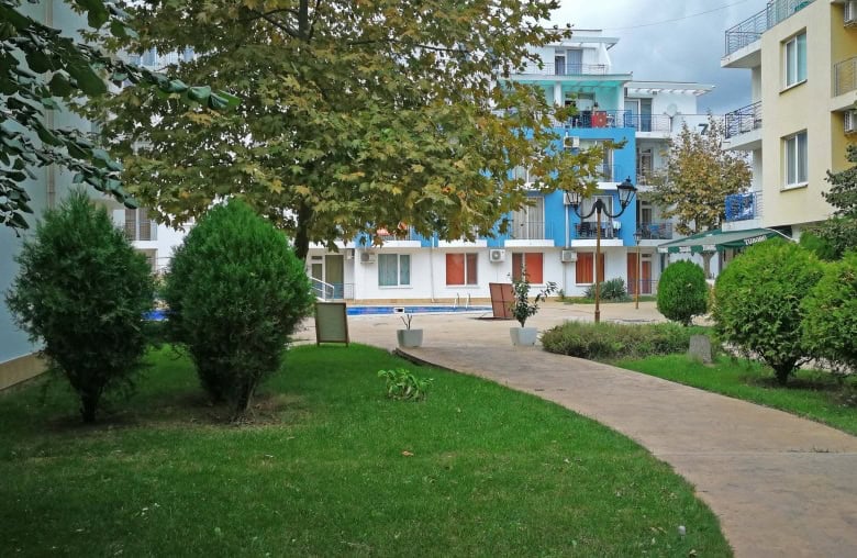Furnished studio apartment, 26 sq.m. in Sunny Day 3 Premium, Sunny Beach, close to the sea.