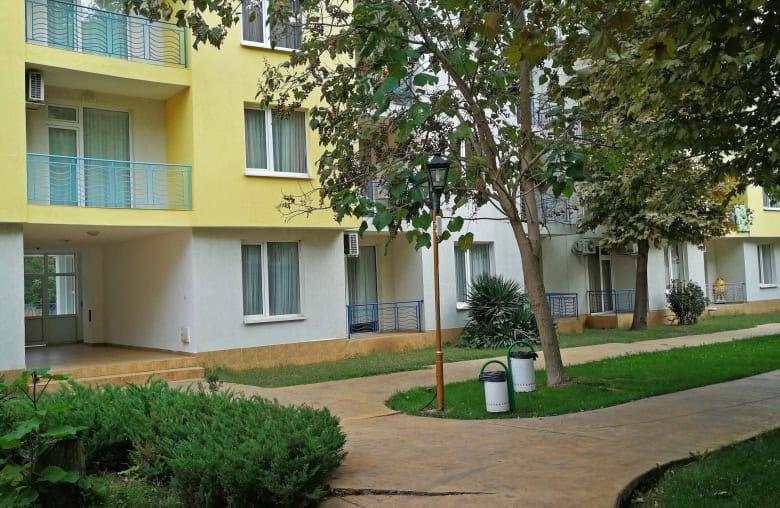 Furnished studio apartment, 26 sq.m. in Sunny Day 3 Premium, Sunny Beach, close to the sea.