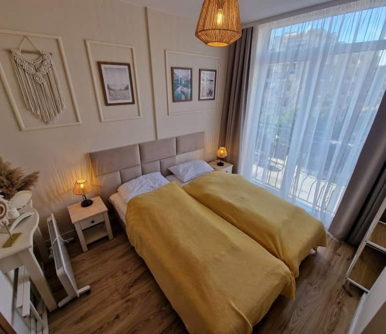 Modern 1-bedroom apartment with balcony in Dawn Park, Sunny Beach, 34 sq.m.