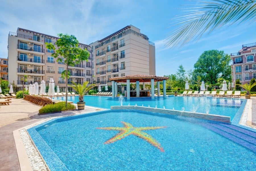 Spacious 1 BED apartment, 34 sq.m., in top-class Dawn Park, Sunny Beach.