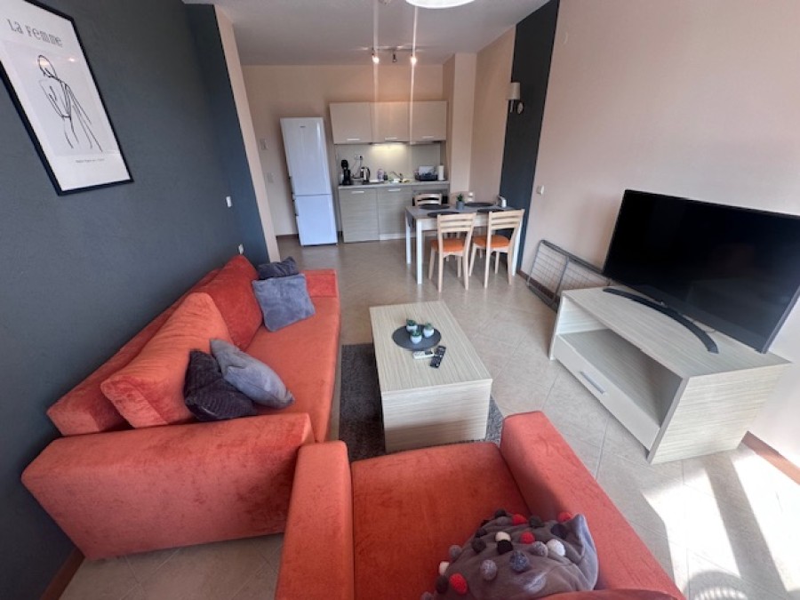 Spacious 1-bedroom apartment with sea views in Royal Sun, Sunny Beach, Bulgaria.