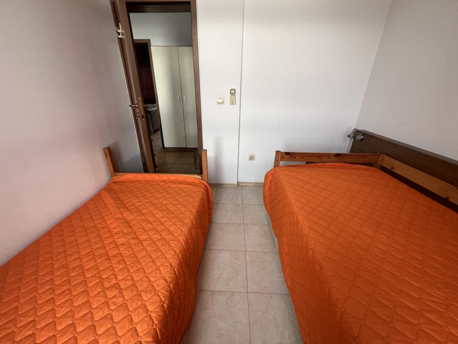 Bright 2-bedroom apartment with sea, pool, and mountain vistas in Nessebar View, near Sunny Beach.
