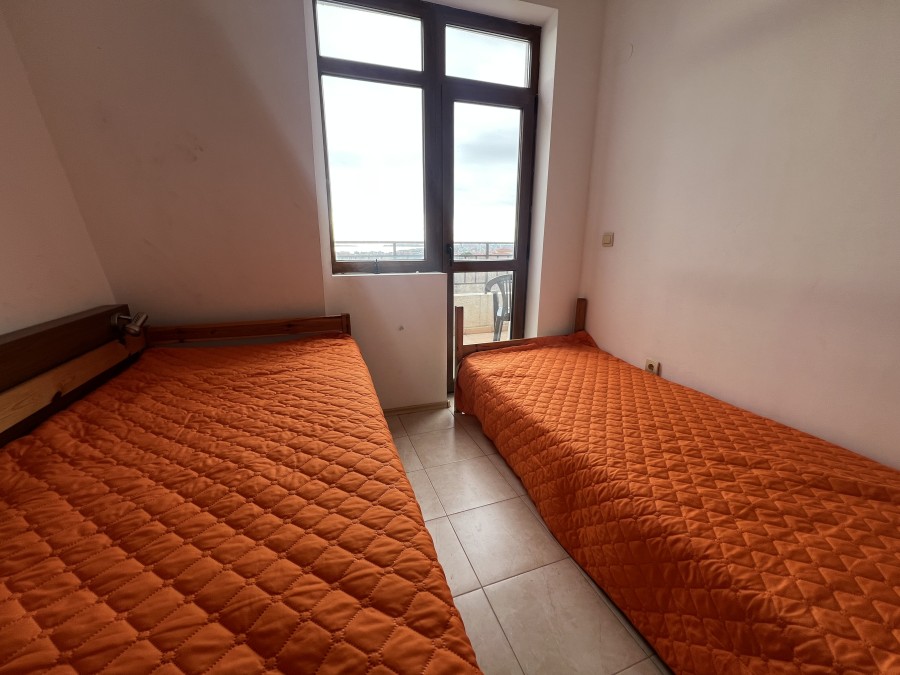 Bright 2-bedroom apartment with sea, pool, and mountain views near Sunny Beach.