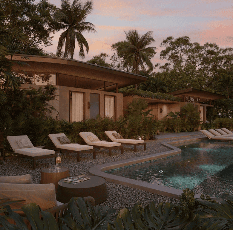 Luxury villa with pool in Santa Teresa, Nicoya Peninsula, Costa Rica.