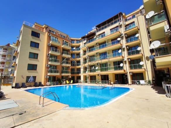 Apartment with pool in Amadeus 1, Sunny Beach, Bulgaria.