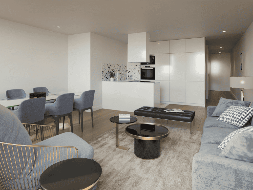 Spacious Porto property with contemporary furnishings, ideal for comfortable living.