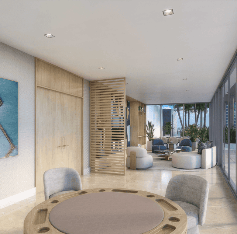 Contemporary Miami property interior with spacious living area and natural light.