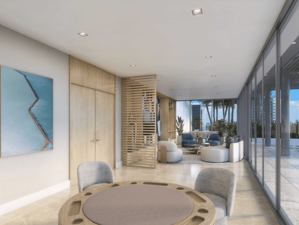 Contemporary Miami property interior with spacious living area and natural light.