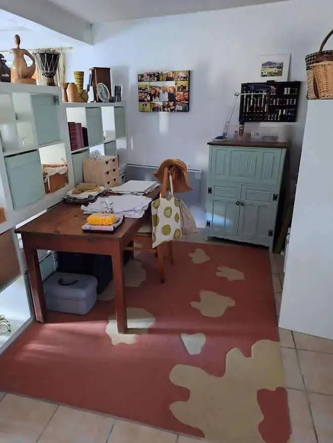 Cozy Village House Interior in Ria-Sirach France Charming renovated 3-bed village house with views in Ria-Sirach, France. Perfect for a peaceful retr.