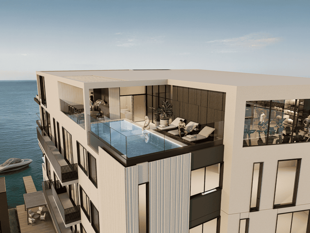 Luxury oceanfront condo with private pool in Panama City, Panama.