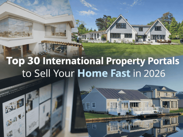 Diverse international properties including modern homes and waterfront houses for quick sale in 2026.