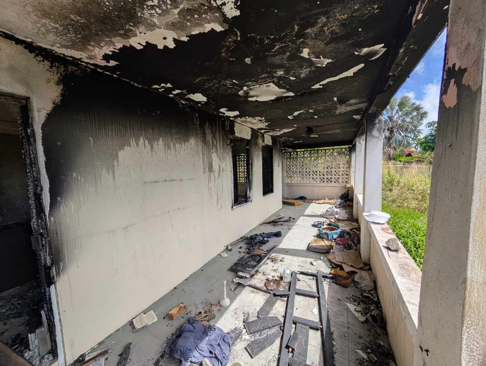 Damaged 5-bedroom estate under renovation in Fortlands, Saint Kitts.