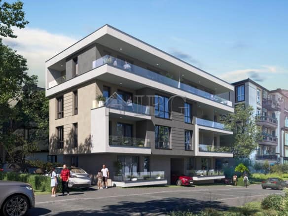 Boutique apartment building in FairView Vlas, Sveti Vlas, featuring contemporary design and spacious.