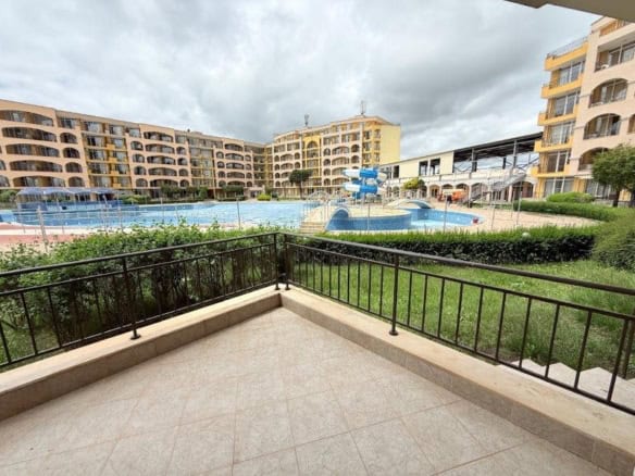 Apartment with pool view at Midia Grand Resort, Aheloy, Bulgaria.