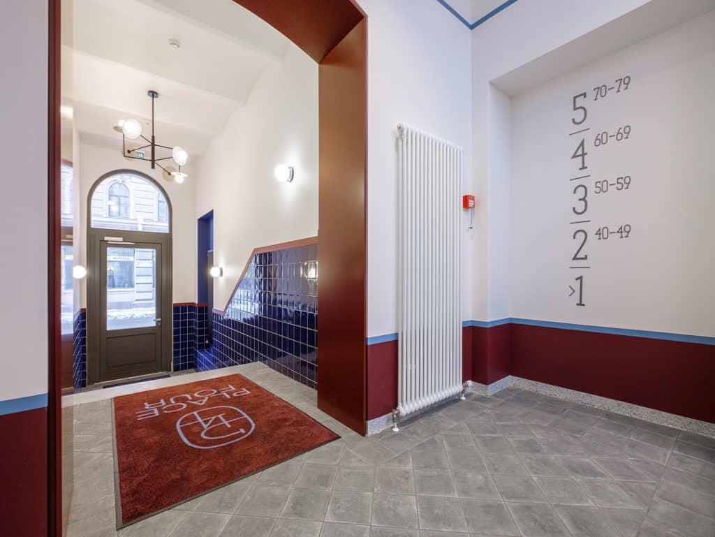 Bright interior of Riga property with contemporary design and welcoming atmosphere.