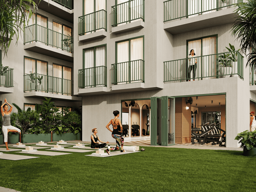 Bright, spacious apartment with balcony views in La Central, Panama City.