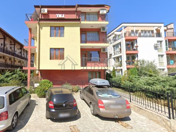 Modern apartment building near Nessebar beach.