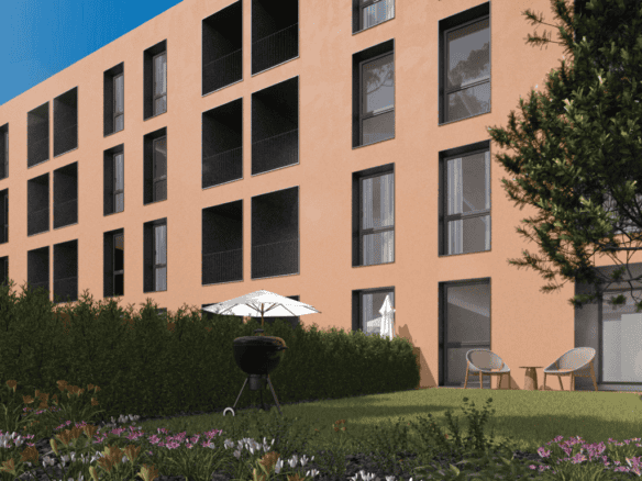 Stylish Porto property with garden, outdoor furniture, and barbecue area.