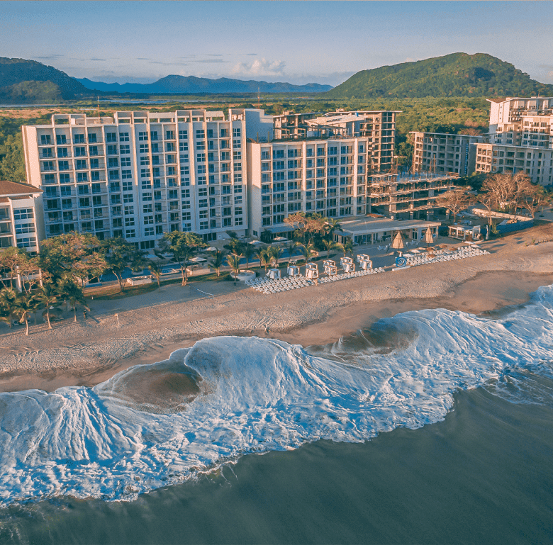 Oceanfront condo in Surfside Playa Caracol, Panama with stunning beach views and modern amenities.