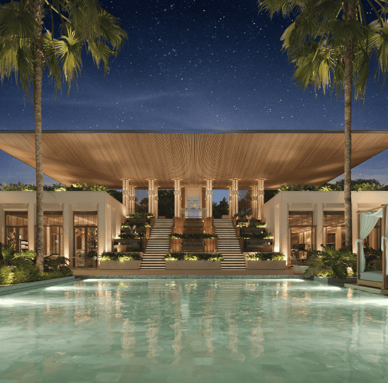 Luxury villa with pool and modern architecture in Phuket, Thailand. Perfect for a relaxing holiday o.
