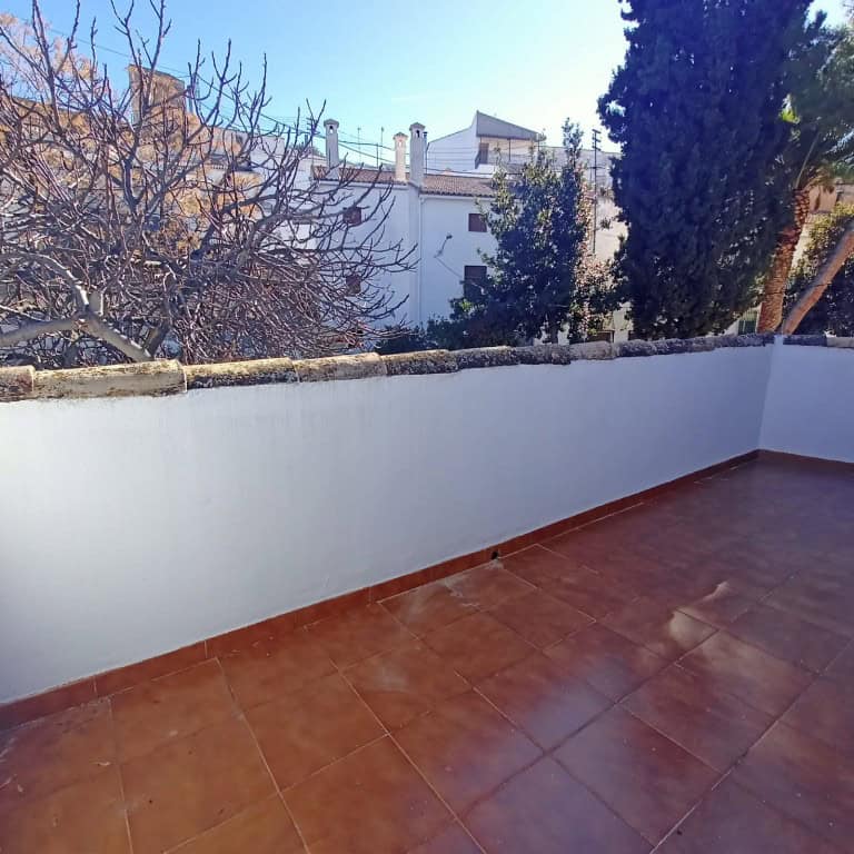 Balcony view of Fontanar town house in Jaen, Spain.