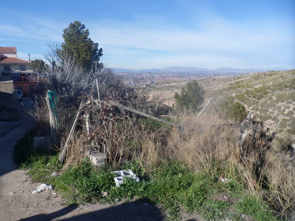Cave house in Freila, Granada with scenic mountain views and rustic surroundings.