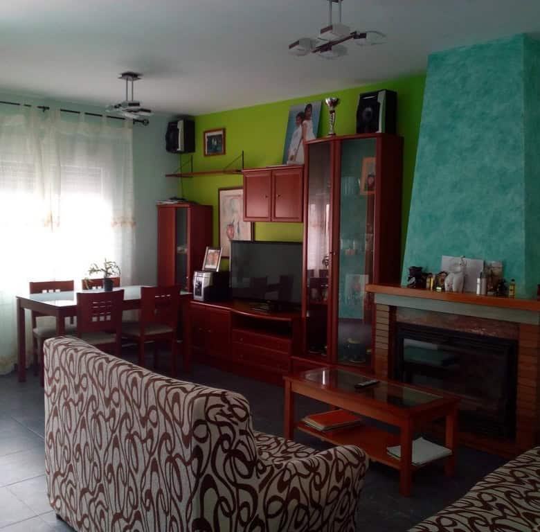 Village property interior with living room and furniture in Cela, Almeria.