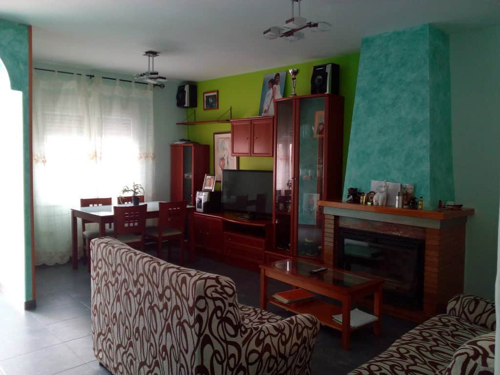 Village property interior with living room and furniture in Cela, Almeria.