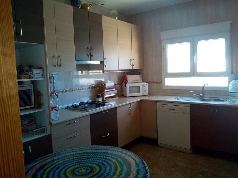 Village Property Kitchen in Hijate, Almeria with modern appliances and natural light.