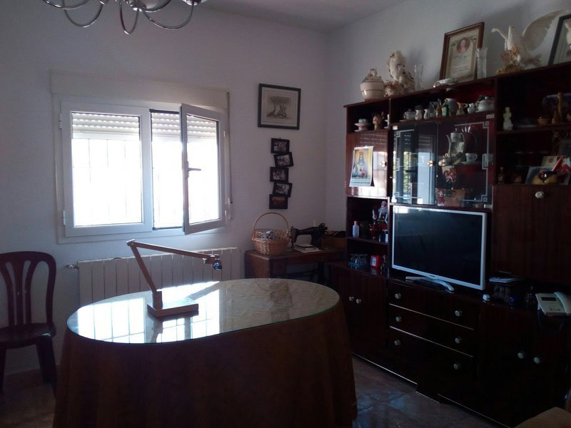 Village property interior with traditional furnishings in Hijate, Almeria, Spain.