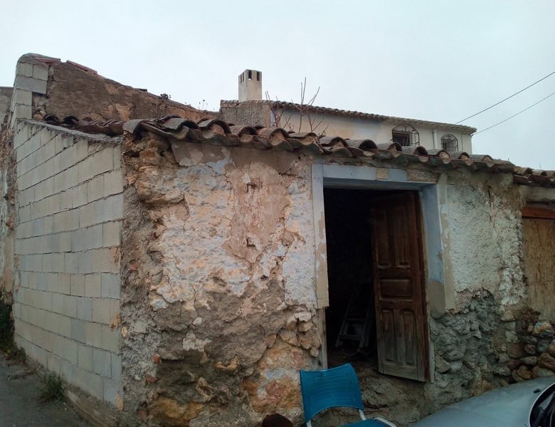 Ancient ruin in Oria, Almeria showcasing weathered stone walls and rustic charm.