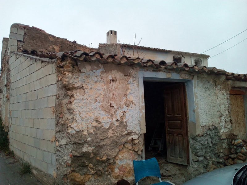 Ancient ruin in Oria, Almeria showcasing weathered stone walls and rustic charm.