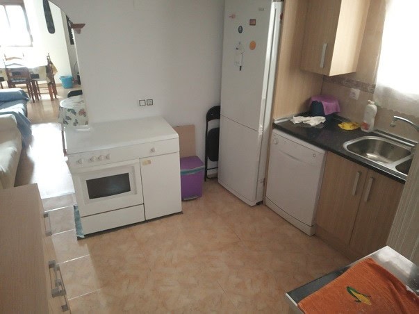 Village Property Kitchen in Gor, Granada with modern appliances and natural light.