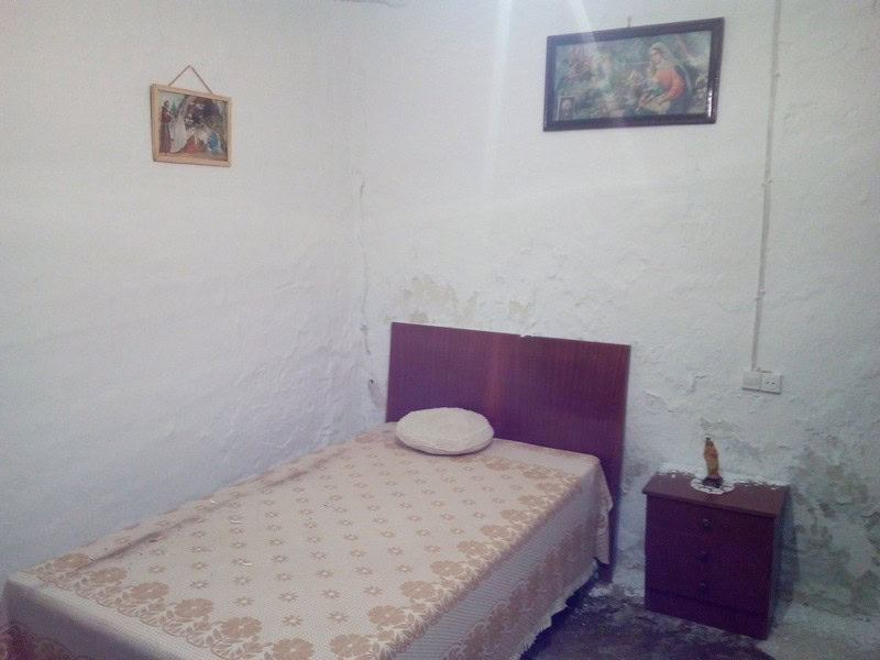 Cozy bedroom in Urracal village property, Almeria, Spain.