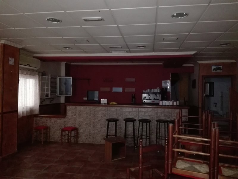 Commercial property in Seron, Almeria with bar area and seating.