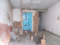 Interior view of a rustic village property in Seron, Almeria, showing unfinished walls and construct.