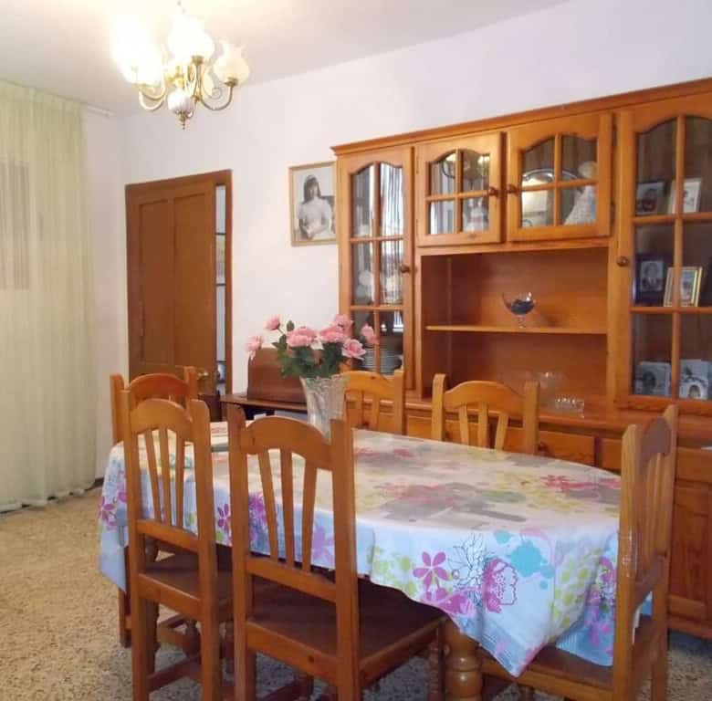 Charming dining room in a village property located in Seron, Almeria, featuring wooden furniture and.