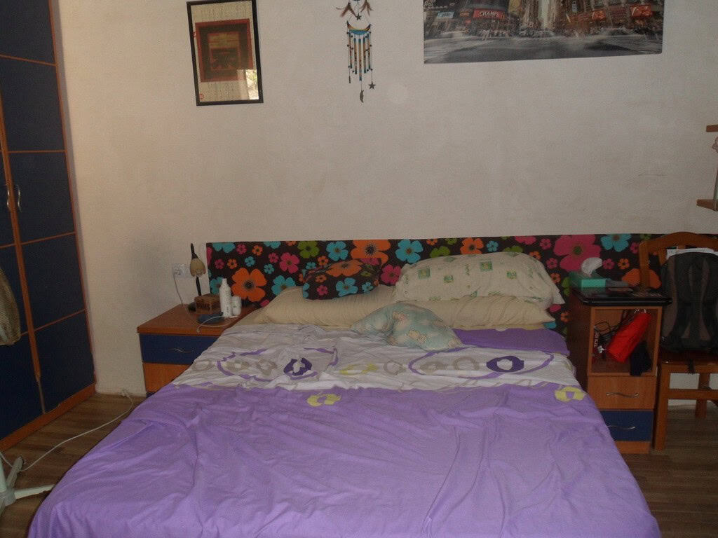 Farm property in Zujar, Granada with cozy bedroom and traditional decor.