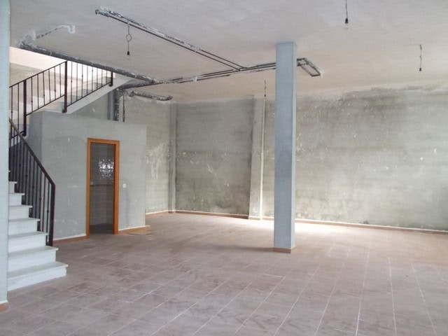 Spacious unfinished interior of a village property in Lucar, Almeria, ready for customization.