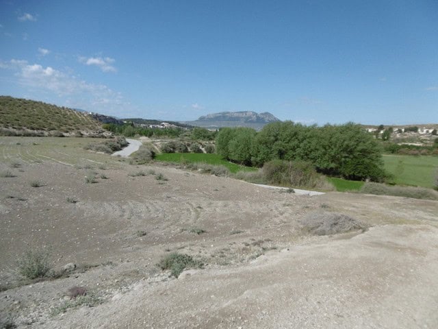 Cave house located in Benamaurel, Granada, surrounded by natural landscape and greenery.