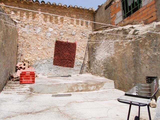 Traditional village property in Hijate, Almeria with rustic stone walls and outdoor space.