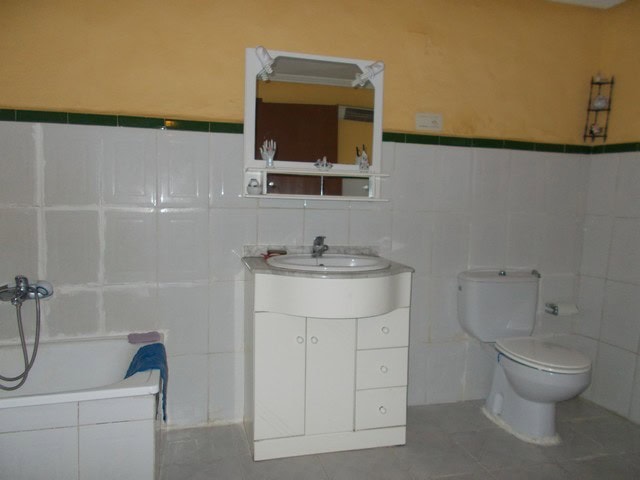 Country home with bathroom and sink in Seron, Almeria, Spain.