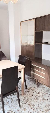 Modern apartment interior in Zujar, Granada with stylish furniture and open living space.