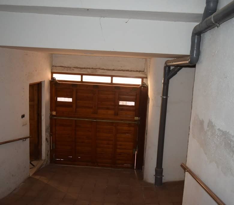Garage entrance in Guadix town house, Granada.