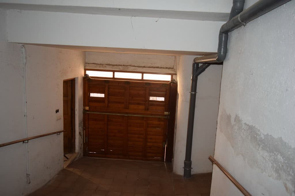 Garage entrance in Guadix town house, Granada.