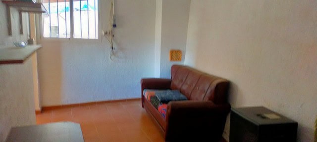 Interior view of a cozy living room in a rural property in Seron, Almeria.