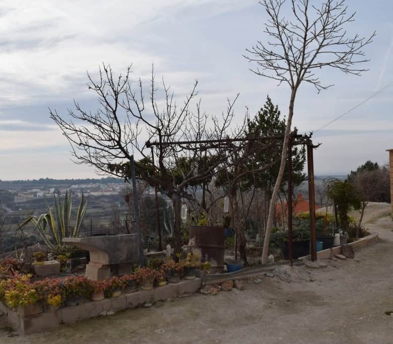 Traditional cave house with garden in Benamaurel, Granada.