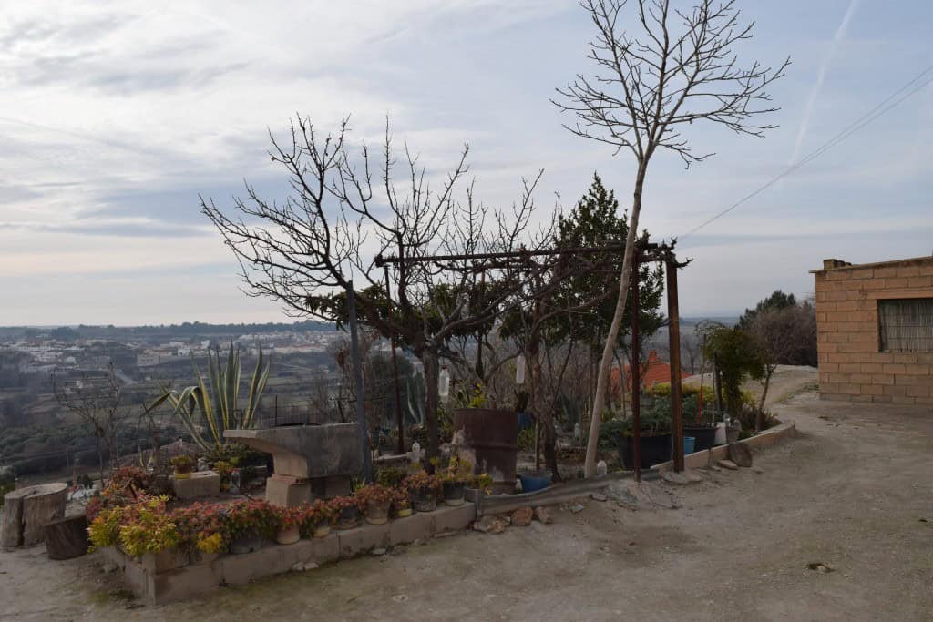 Traditional cave house with garden in Benamaurel, Granada.
