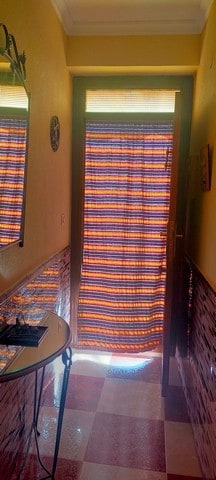 Charming village property with colorful curtains in Benamaurel, Granada. Perfect for a peaceful rura.